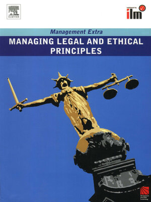 cover image of Managing Legal and Ethical Principles